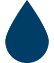 blauer Tropfen