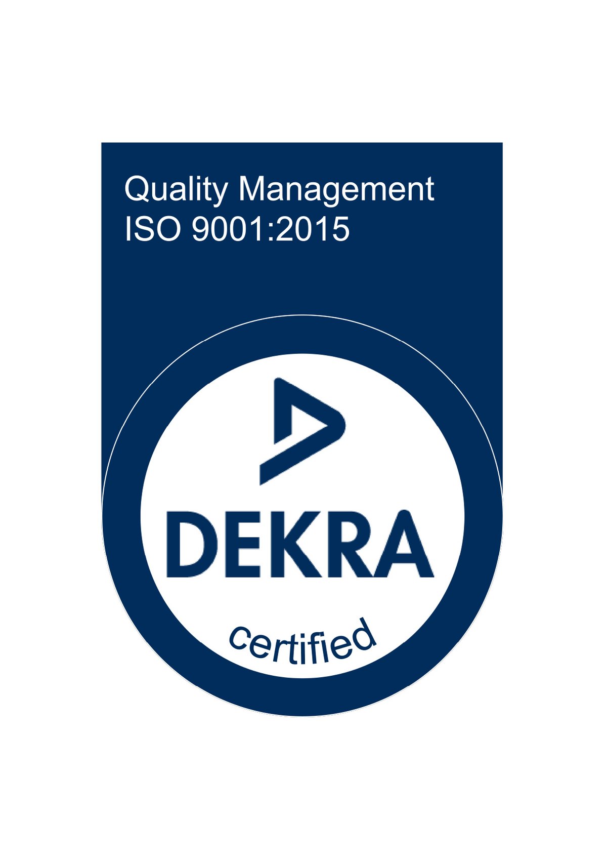 ISO 9001:2015 certificate – Semfill stands for verified quality and continuous improvement